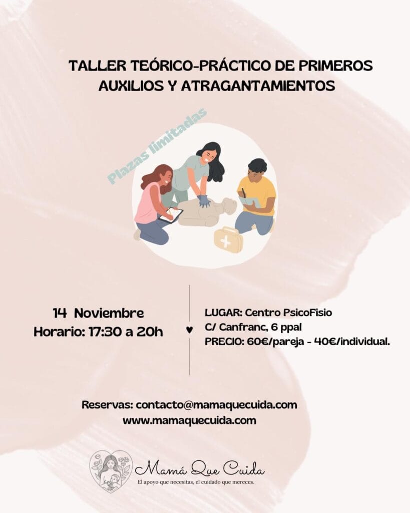 Noviembre Primeros Auxilios y Atragantamiento Zaragoza