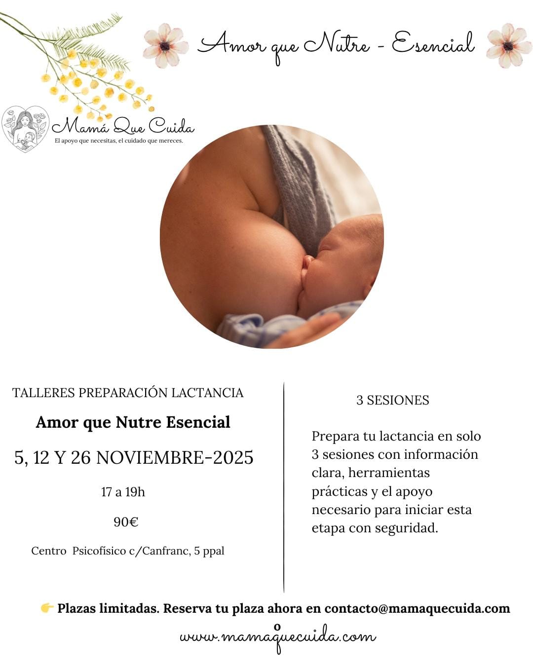 curso lactancia Zaragoza Noviembre